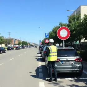 fiscalização contra estacionamento irregular